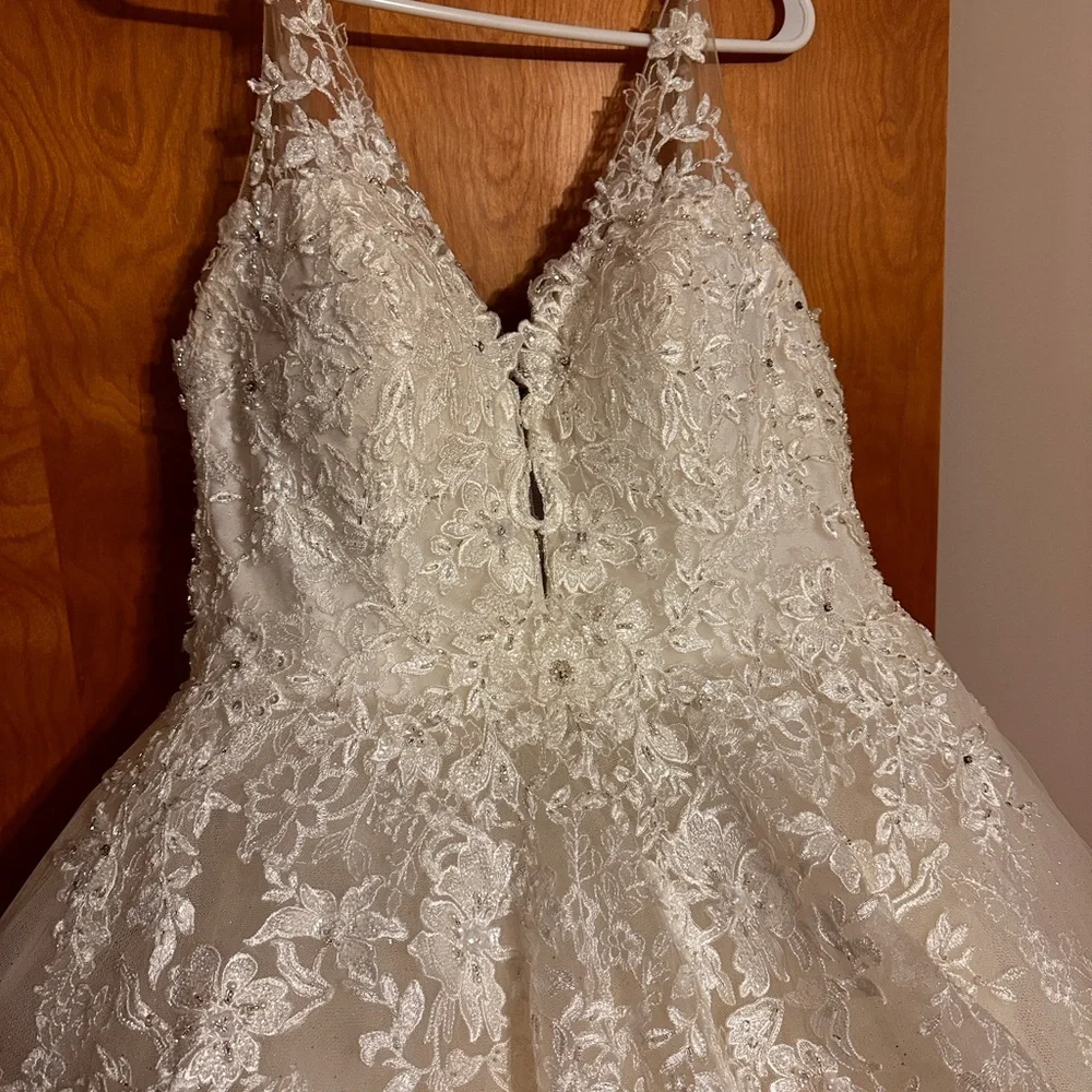 Elegant Lace Wedding Dress - Picture 5 of 10